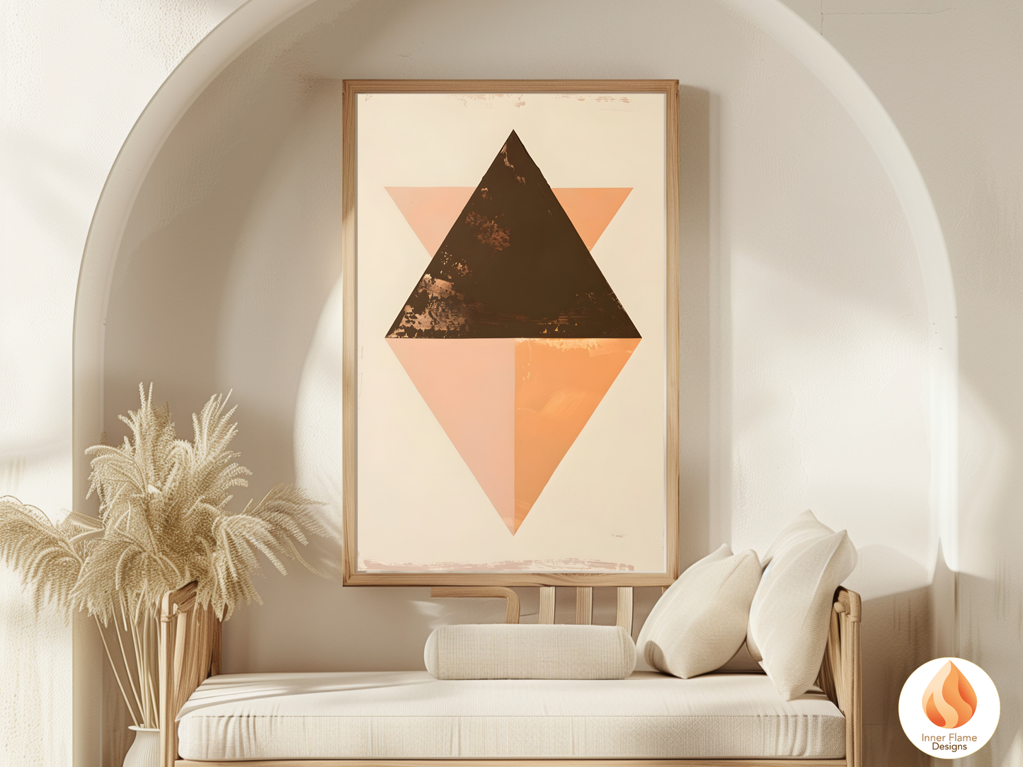 Classy Geometric Abstract Wall Art for Home Décor