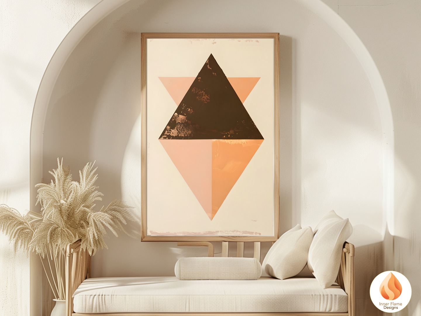 Classy Geometric Abstract Wall Art for Home Décor