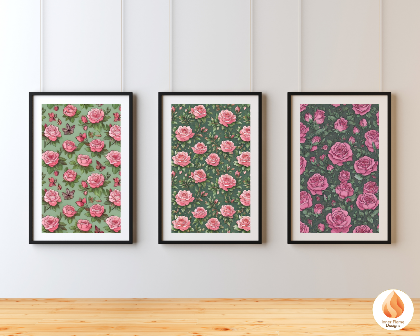 Lush Rose Floral Surface Patterns | Seamless Patterns for Wallpaper, Textiles, Packaging and Digital Designs