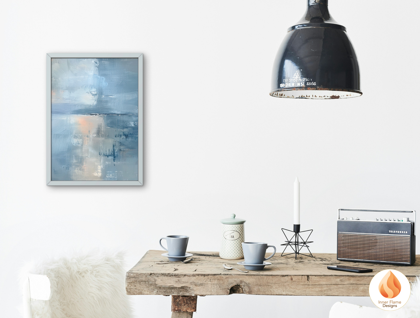 Serene Minimalist Art for Modern Home Design | Triptych Artwork