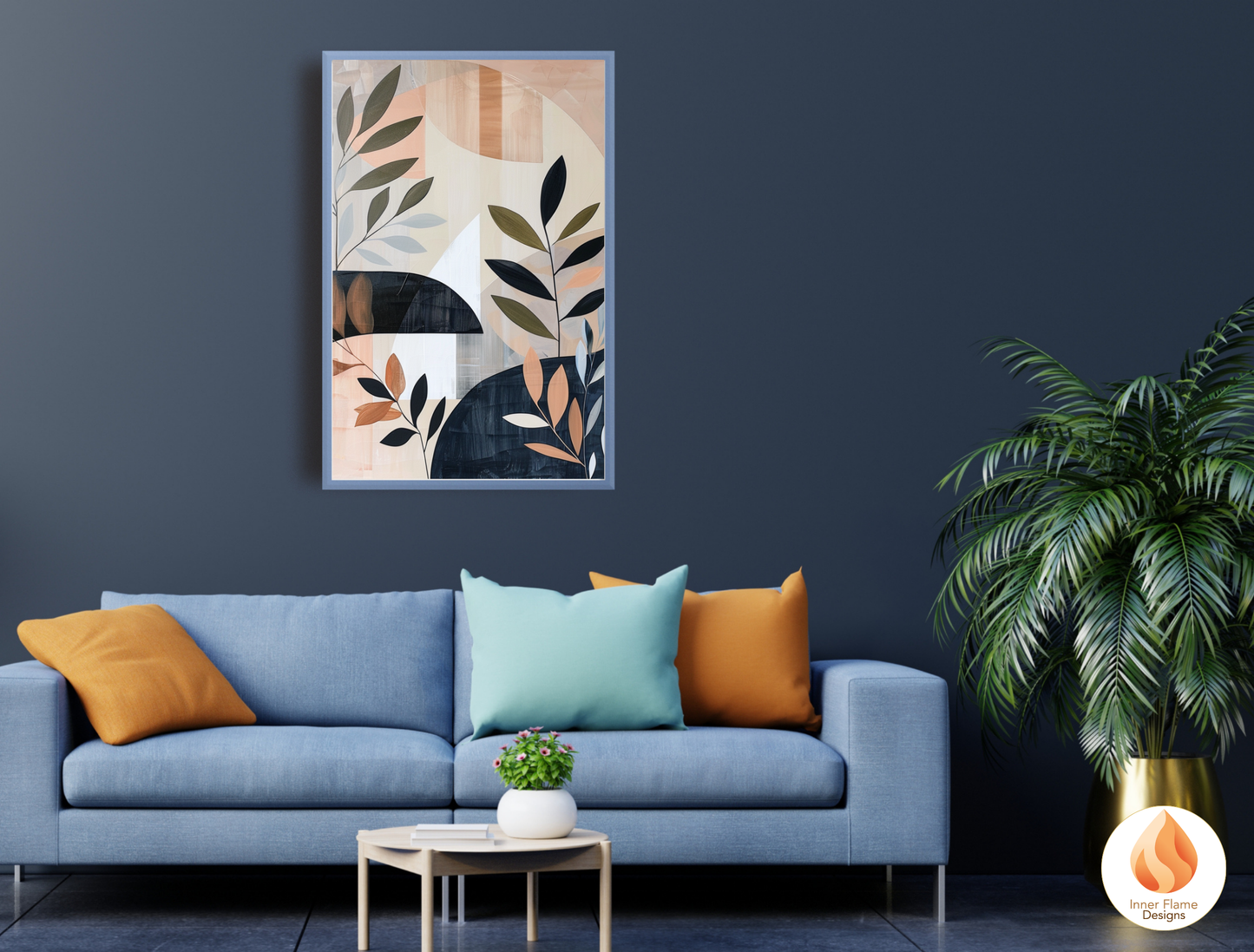 Modern Boho Wall Art Décor for Modern Home Design | Triptych Artwork (Series 1)