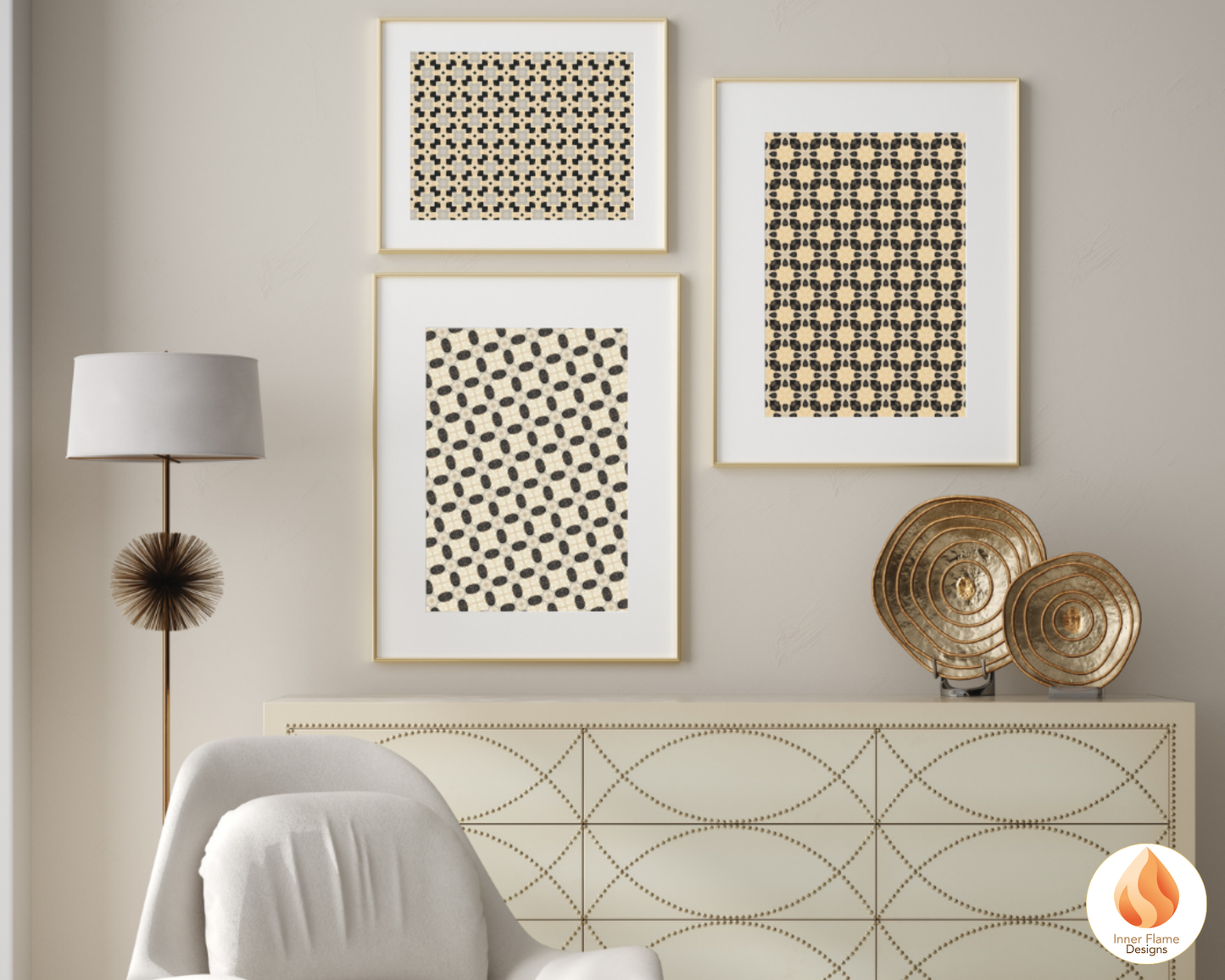 Vintage Geometric Surface Patterns | Seamless Patterns for Wallpaper, Textiles, Packaging and Digital Designs