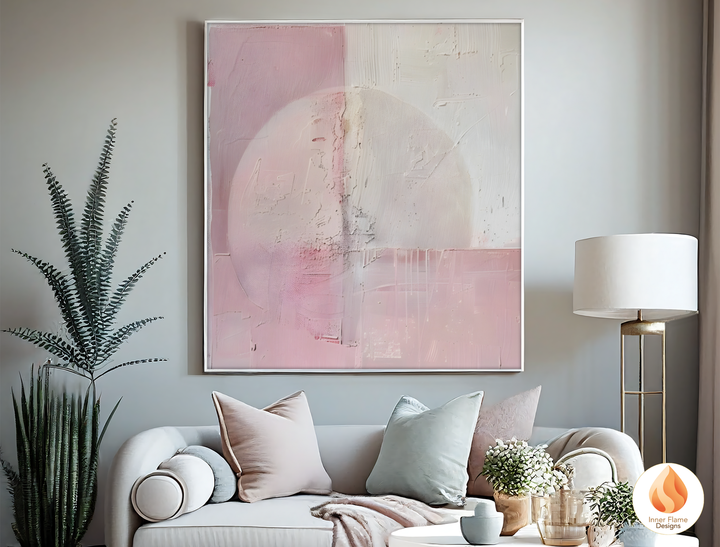 Dreamy Minimalist Art for Modern Home Design | Triptych Artwork