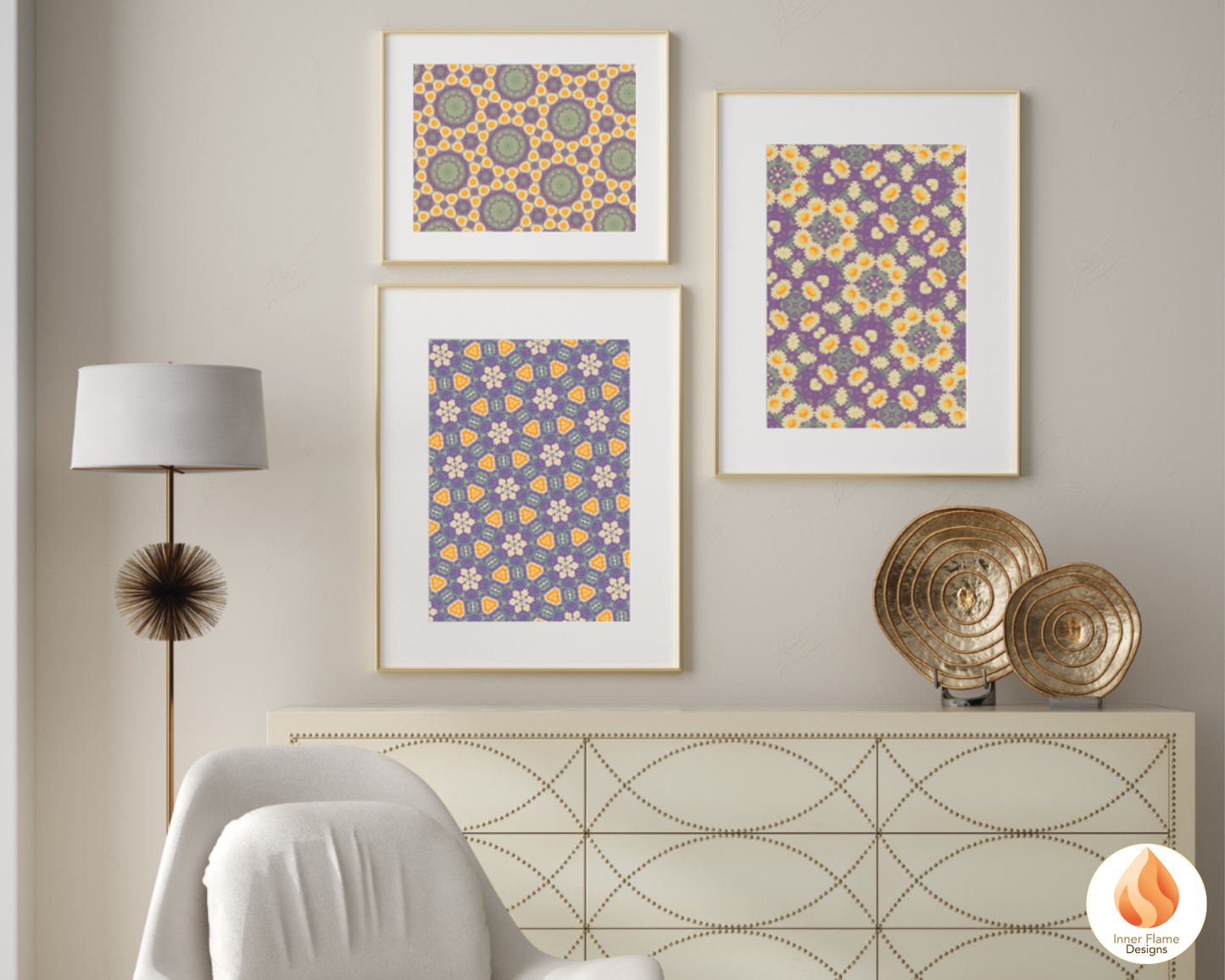 Radiant Geometric Surface Patterns | Seamless Patterns for Wallpaper, Textiles, Packaging and Digital Designs