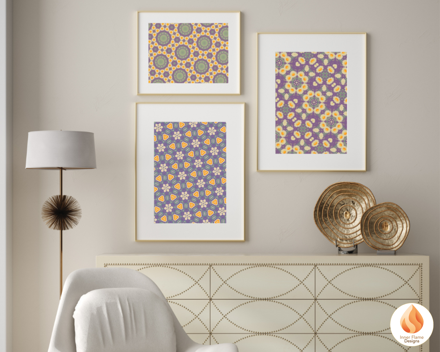 Radiant Geometric Surface Patterns | Seamless Patterns for Wallpaper, Textiles, Packaging and Digital Designs