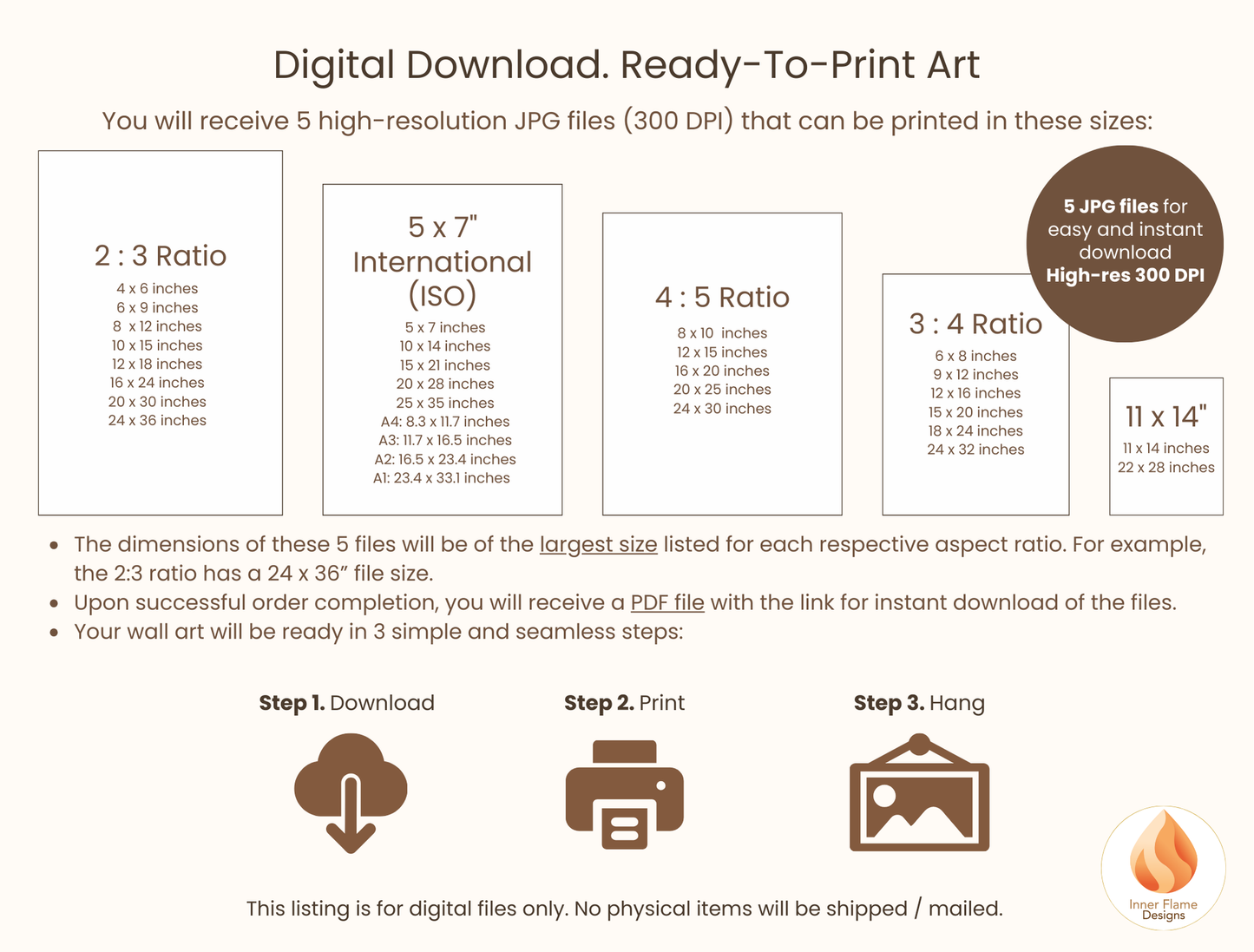 Refined Japandi Art for Modern Home Design | Triptych Artwork