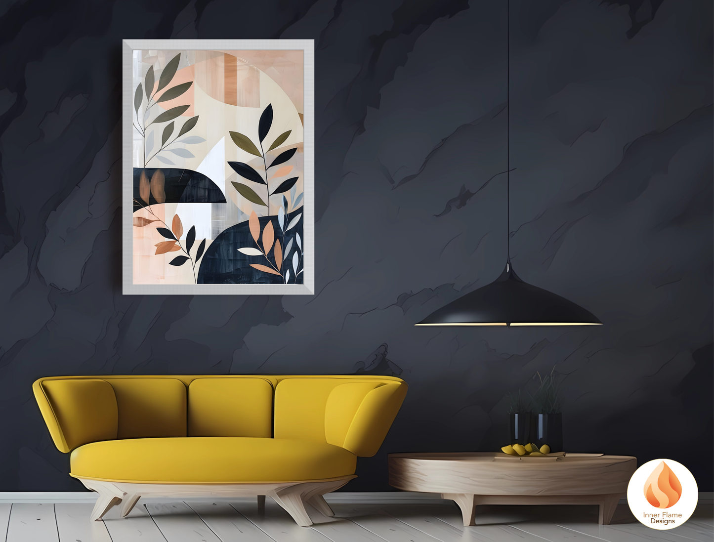 Modern Boho Wall Art Décor for Modern Home Design | Triptych Artwork (Series 1)