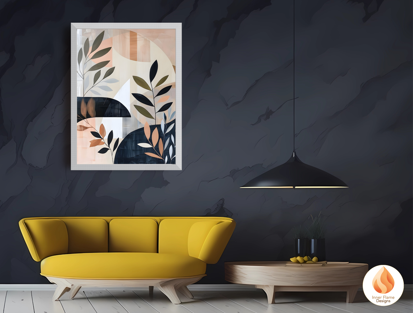 Modern Boho Wall Art Décor for Modern Home Design | Triptych Artwork (Series 1)