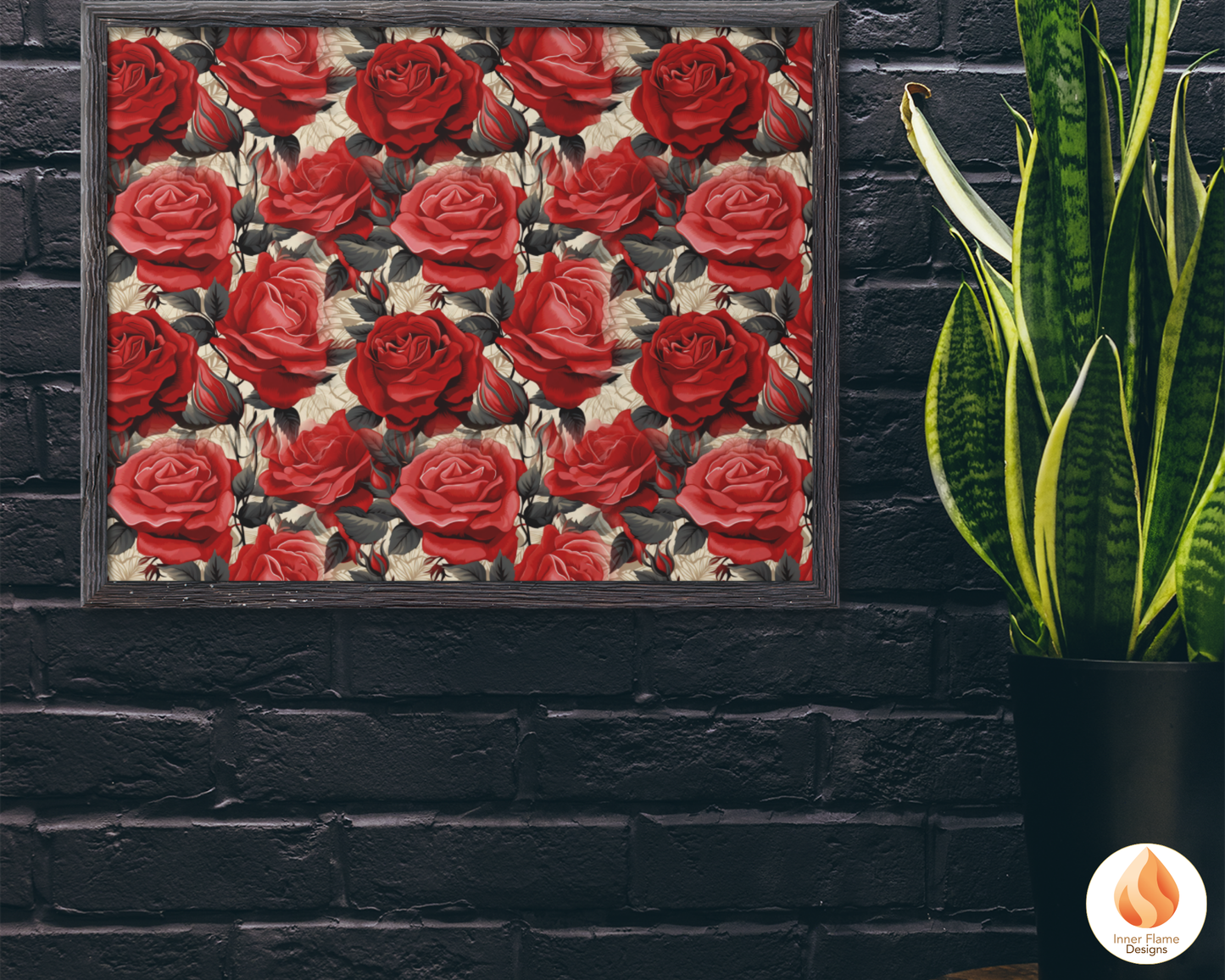 Bold Rose Floral Surface Patterns | Seamless Patterns for Wallpaper, Textiles, Packaging and Digital Designs