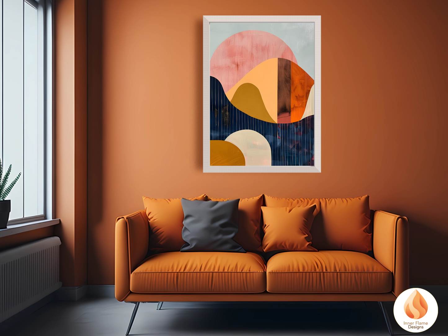 Eclectic Boho Wall Art Décor for Modern Home Design | Triptych Artwork (Series 5)