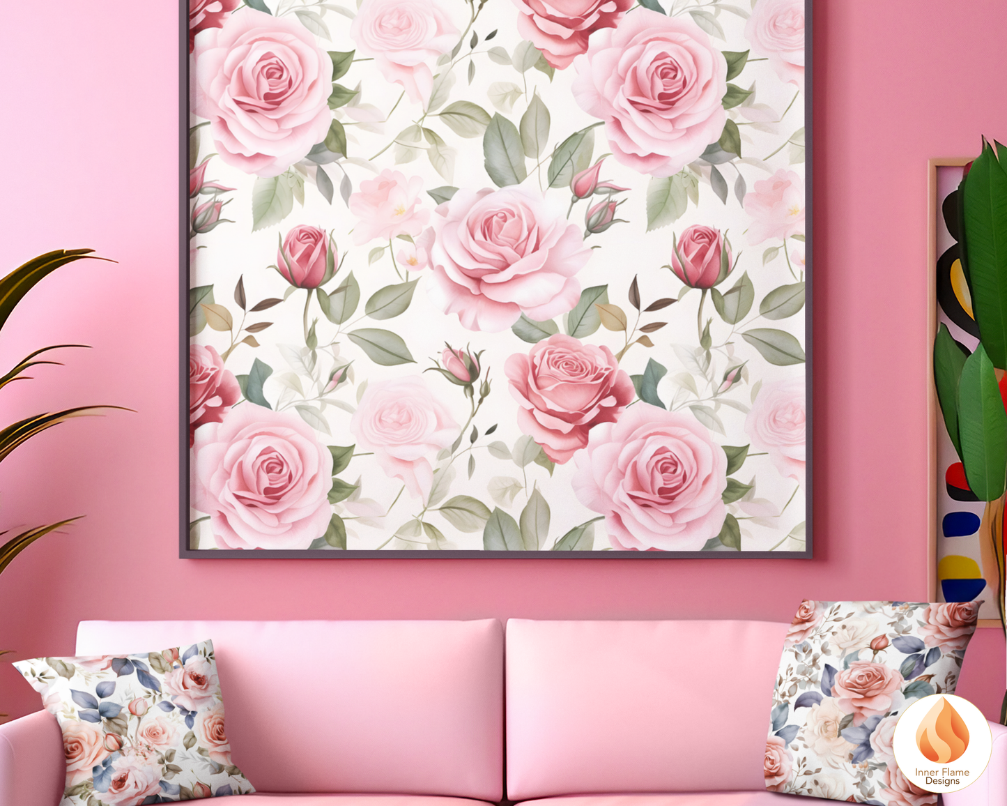 Elegant Rose Floral Surface Patterns | Seamless Patterns for Wallpaper, Textiles, Packaging and Digital Designs