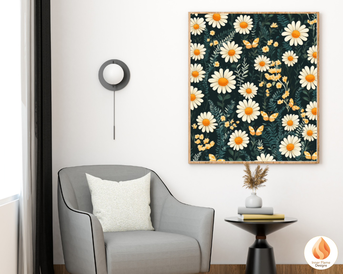 Dynamic Daisy Floral Surface Patterns | Seamless Patterns for Wallpaper, Textiles, Packaging and Digital Designs