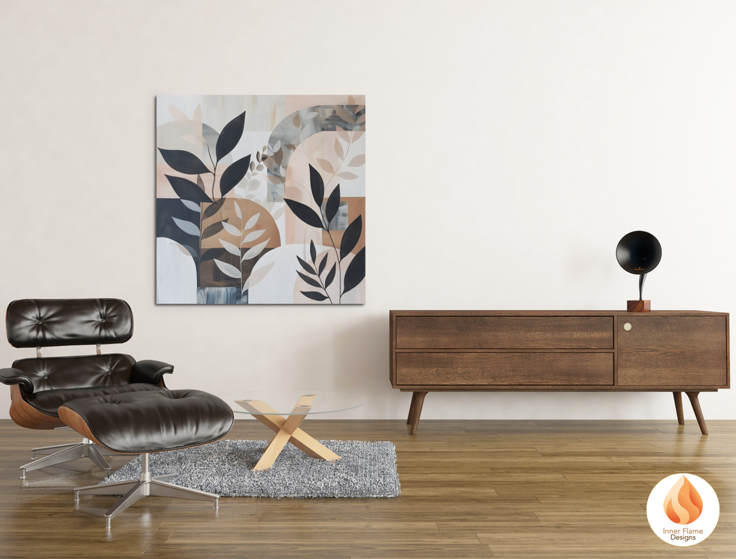 Modern Boho Wall Art Décor for Modern Home Design | Triptych Artwork (Series 1)