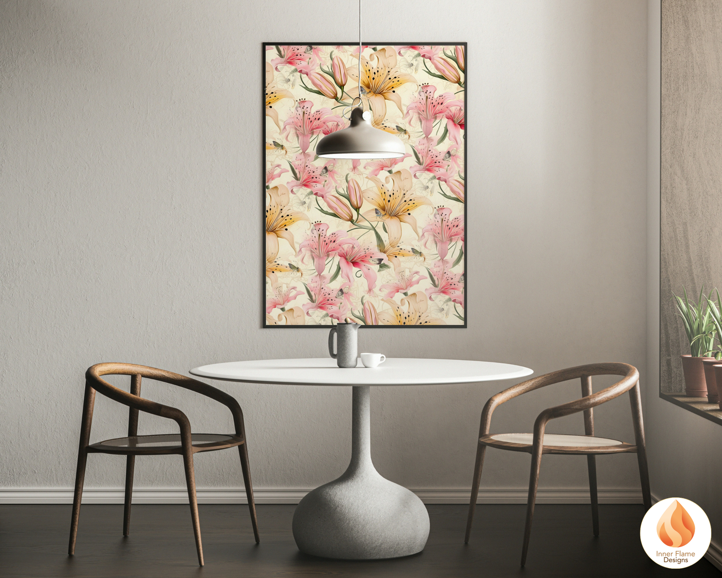 Spring Lily Floral Surface Patterns | Seamless Patterns for Wallpaper, Textiles, Packaging and Digital Designs