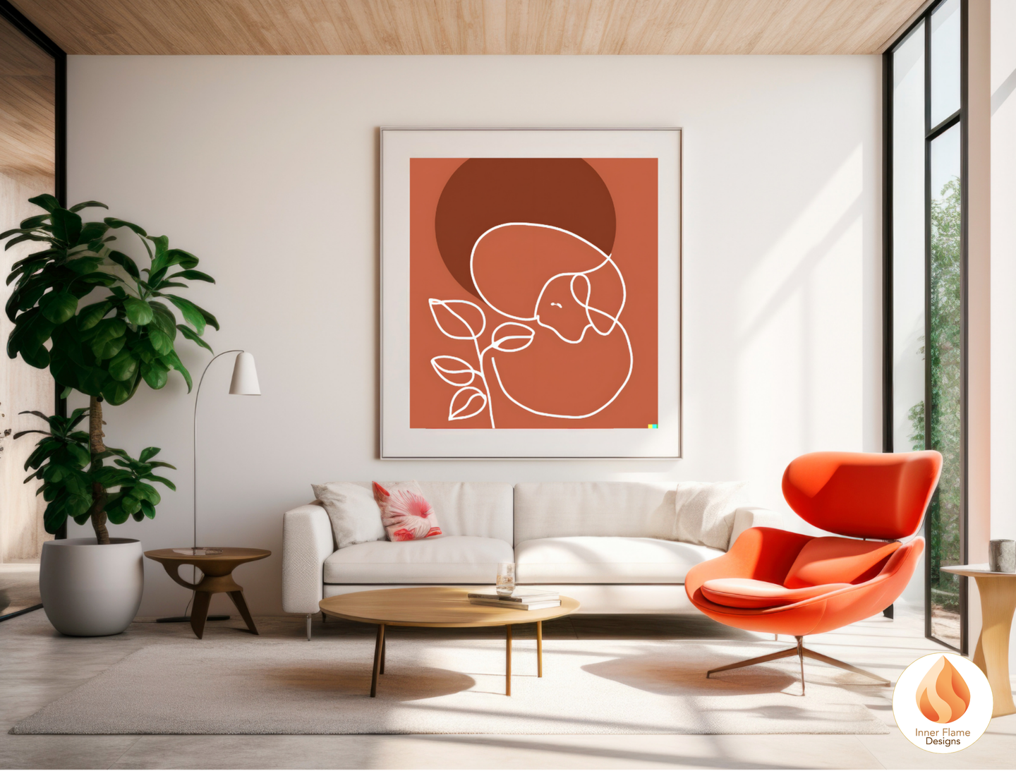 Eclectic Line Art for Modern Home Design | Triptych Artwork