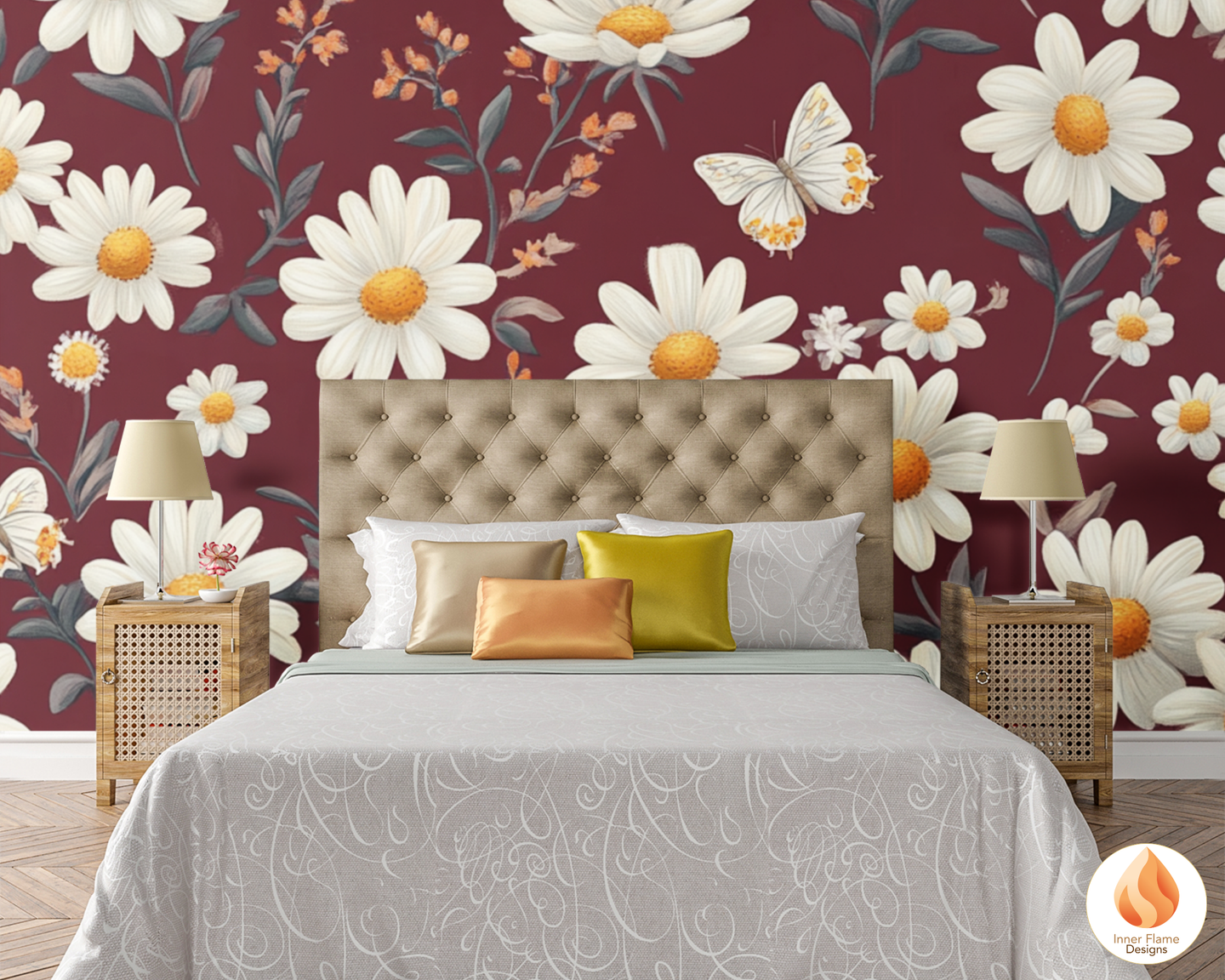 Dynamic Daisy Floral Surface Patterns | Seamless Patterns for Wallpaper, Textiles, Packaging and Digital Designs