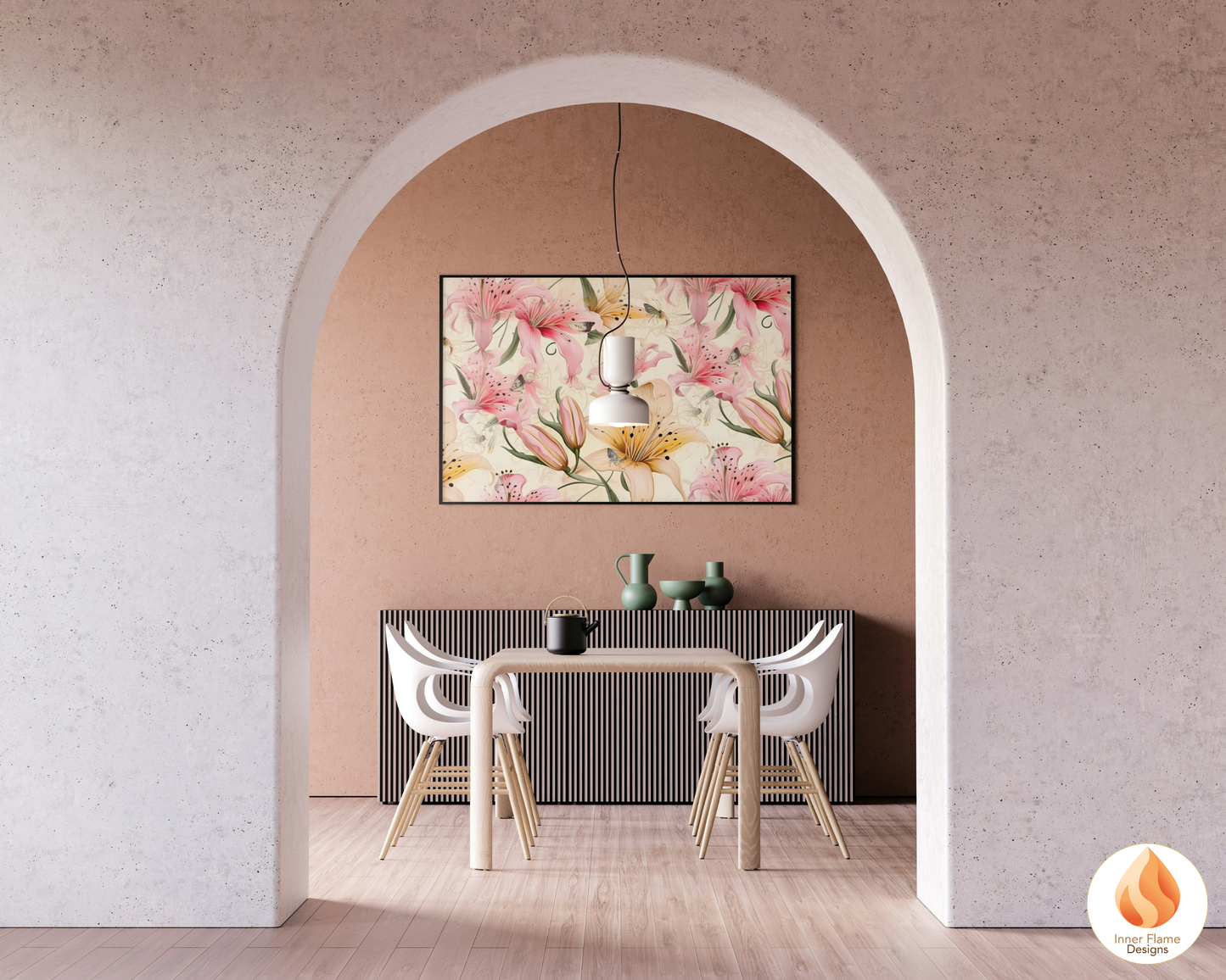 Spring Lily Floral Surface Patterns | Seamless Patterns for Wallpaper, Textiles, Packaging and Digital Designs