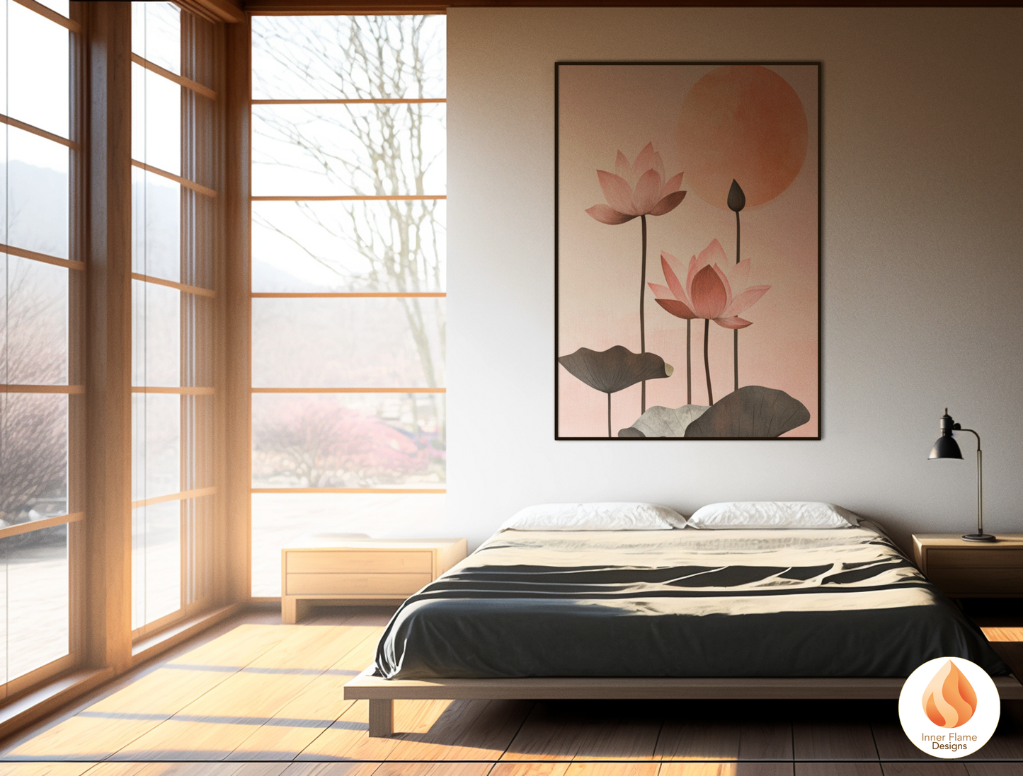 Exquisite Japandi Art for Modern Home Design | Triptych Artwork