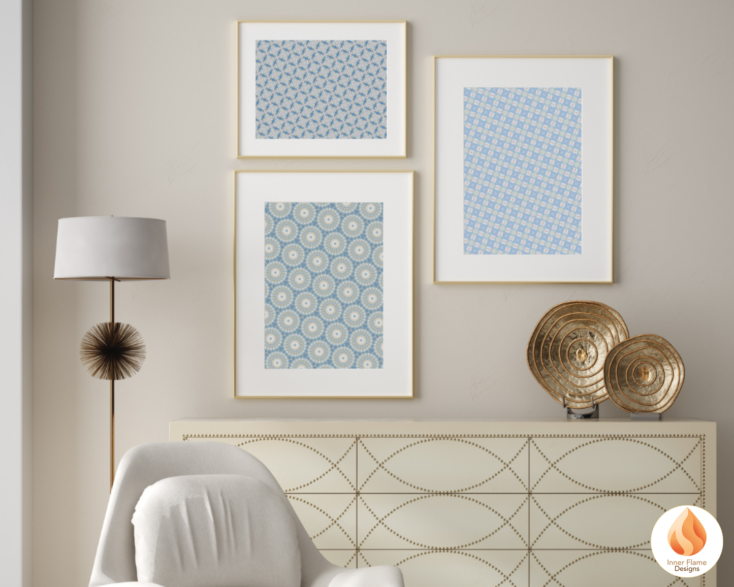 Tranquil Geometric Surface Patterns | Seamless Patterns for Wallpaper, Textiles, Packaging and Digital Designs