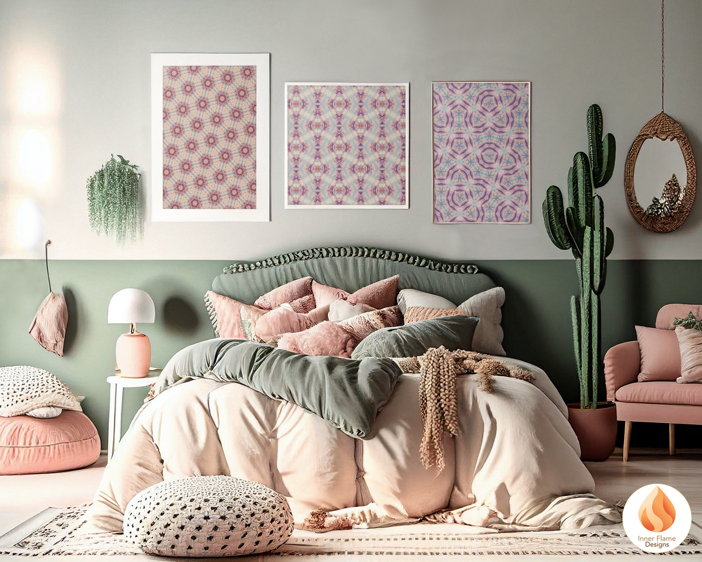 Serene Geometric Surface Patterns | Seamless Patterns for Wallpaper, Textiles, Packaging and Digital Designs