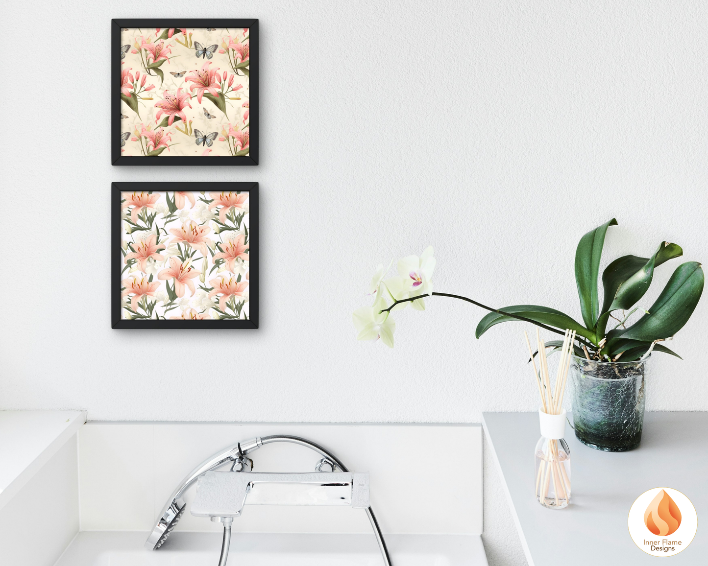 Spring Lily Floral Surface Patterns | Seamless Patterns for Wallpaper, Textiles, Packaging and Digital Designs