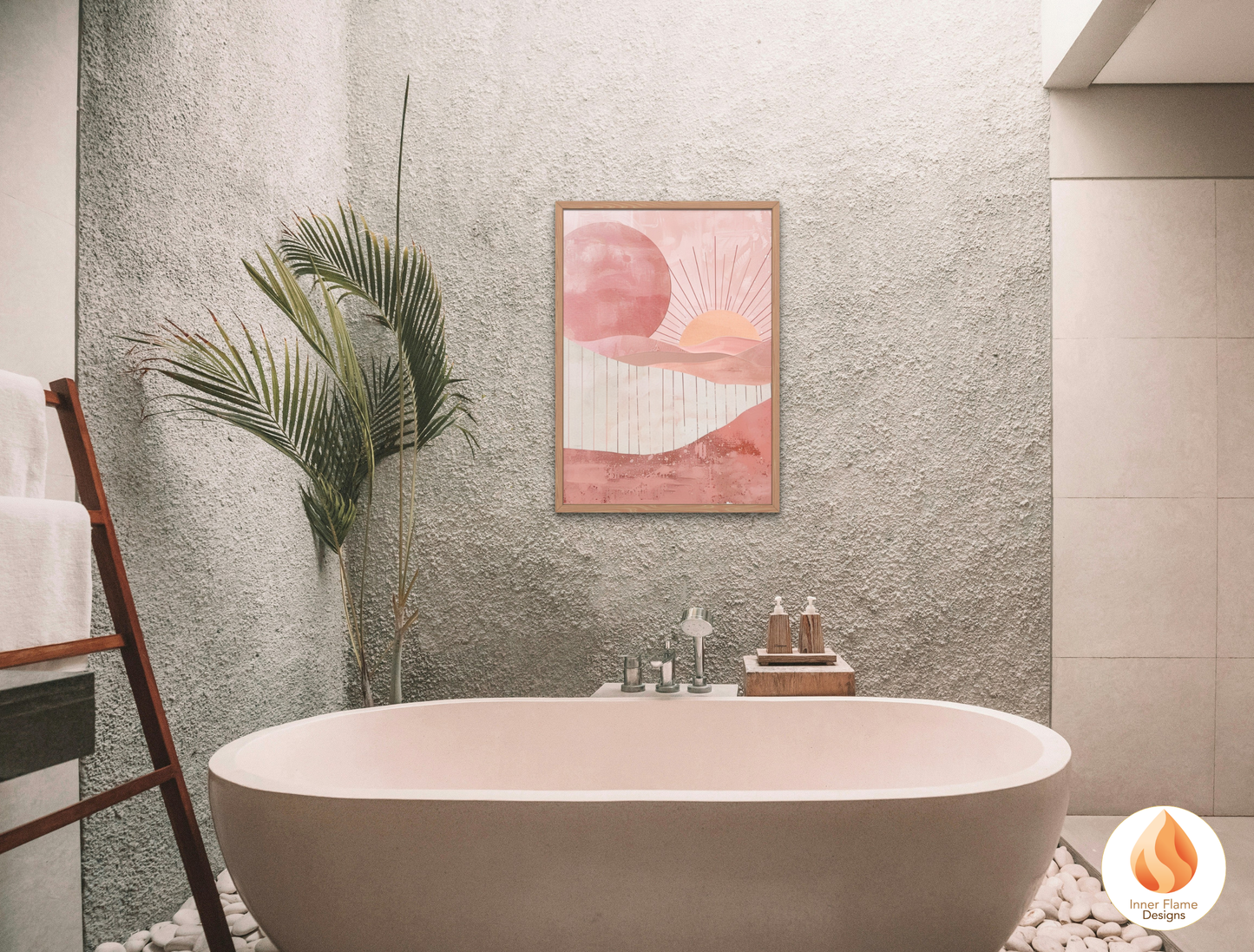 Soothing Boho Wall Art Décor for Modern Home Design | Triptych Artwork (Series 4)