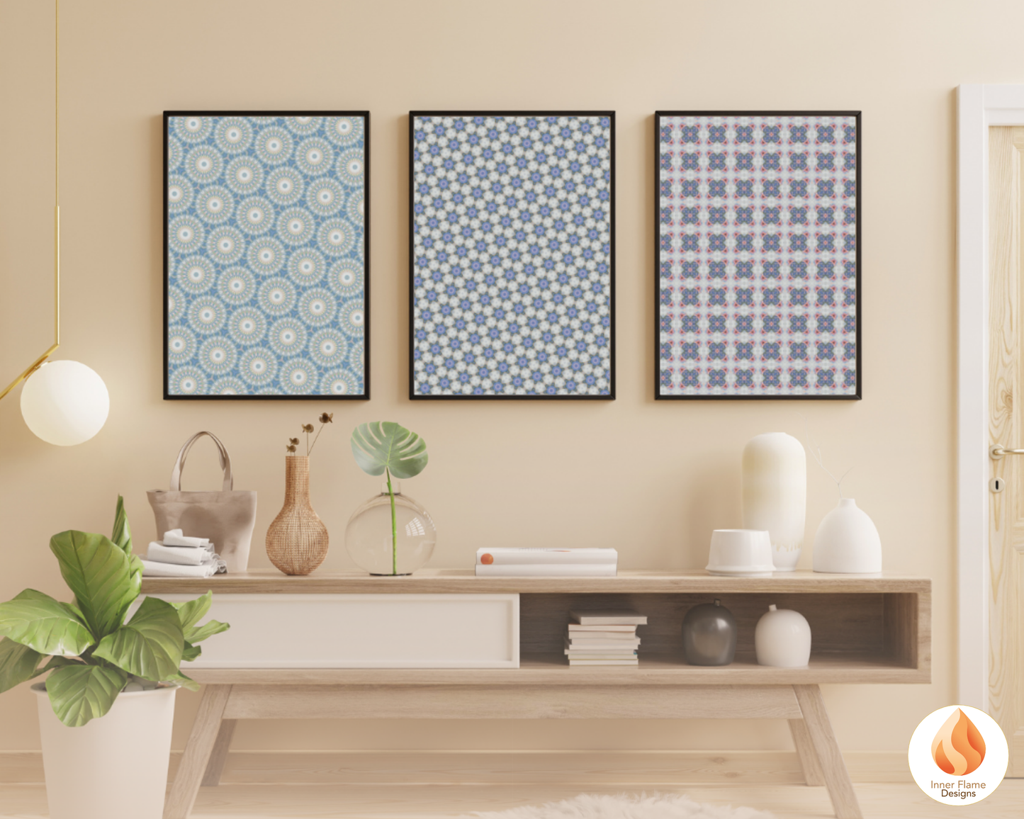Tranquil Geometric Surface Patterns | Seamless Patterns for Wallpaper, Textiles, Packaging and Digital Designs