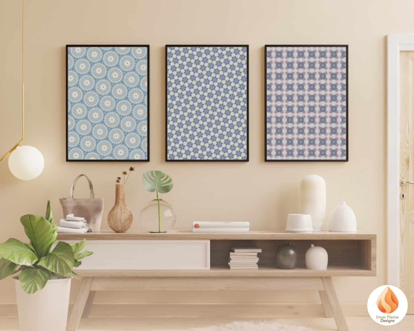 Tranquil Geometric Surface Patterns | Seamless Patterns for Wallpaper, Textiles, Packaging and Digital Designs