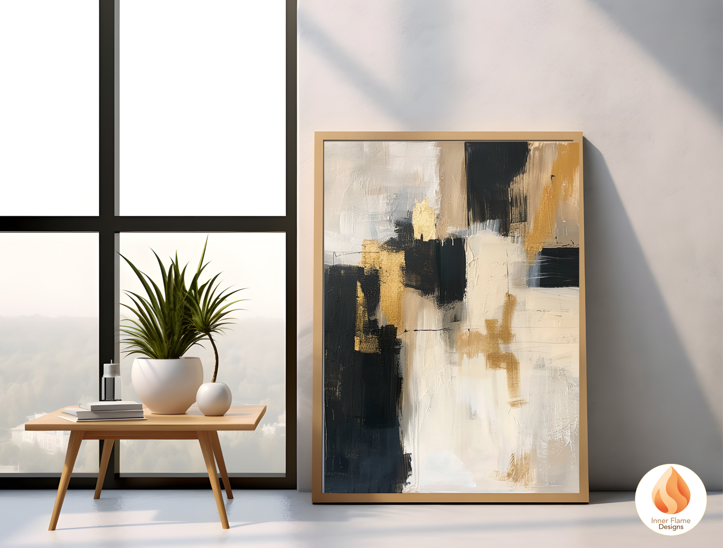 Sophisticated Minimalist Art for Modern Home Design | Triptych Artwork