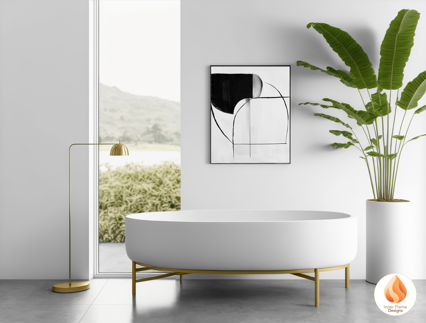 Monochromatic Line Art for Modern Home Design | Triptych Artwork (Series 1)