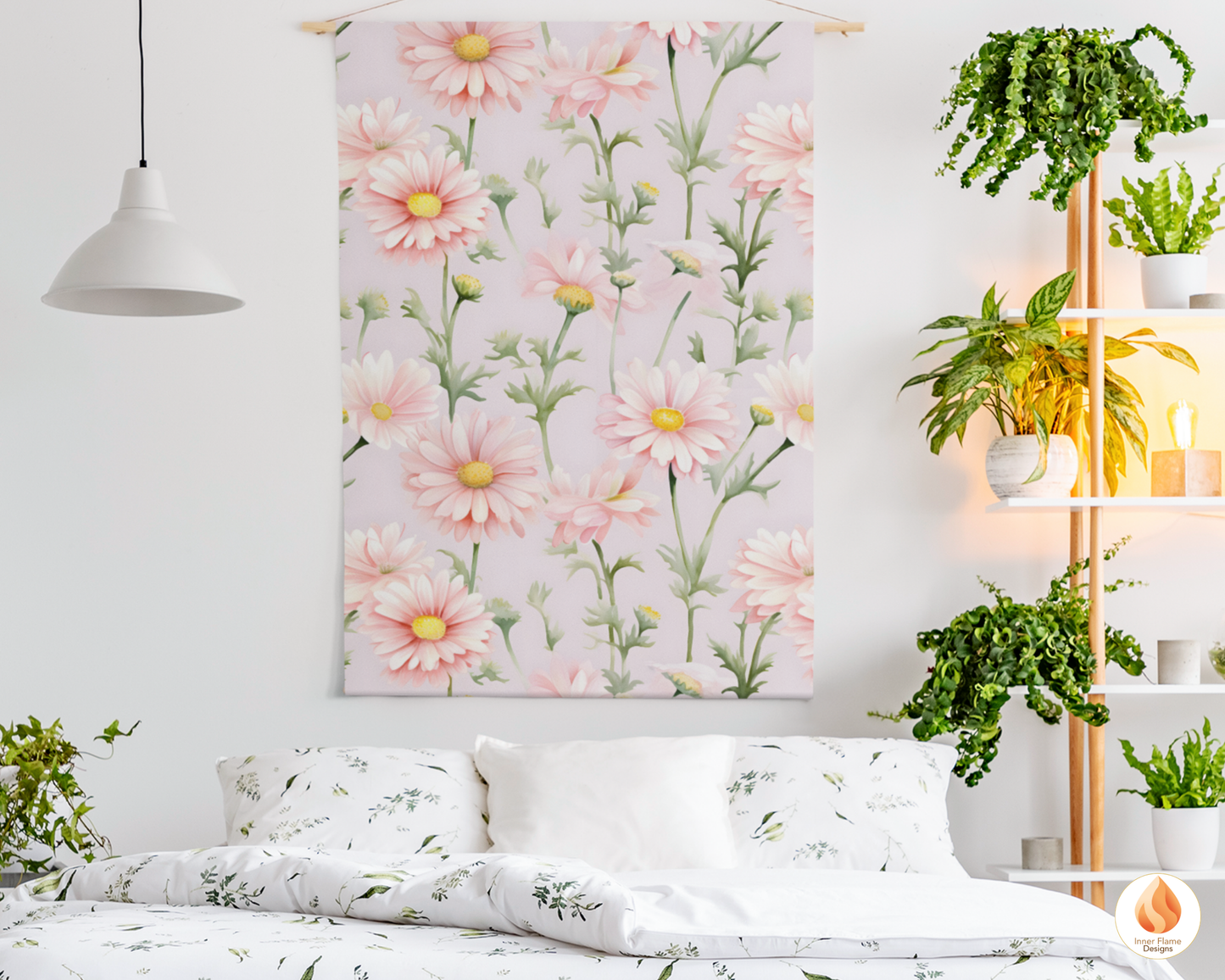 Watercolour Daisy Floral Surface Patterns | Seamless Patterns for Wallpaper, Textiles, Packaging and Digital Designs