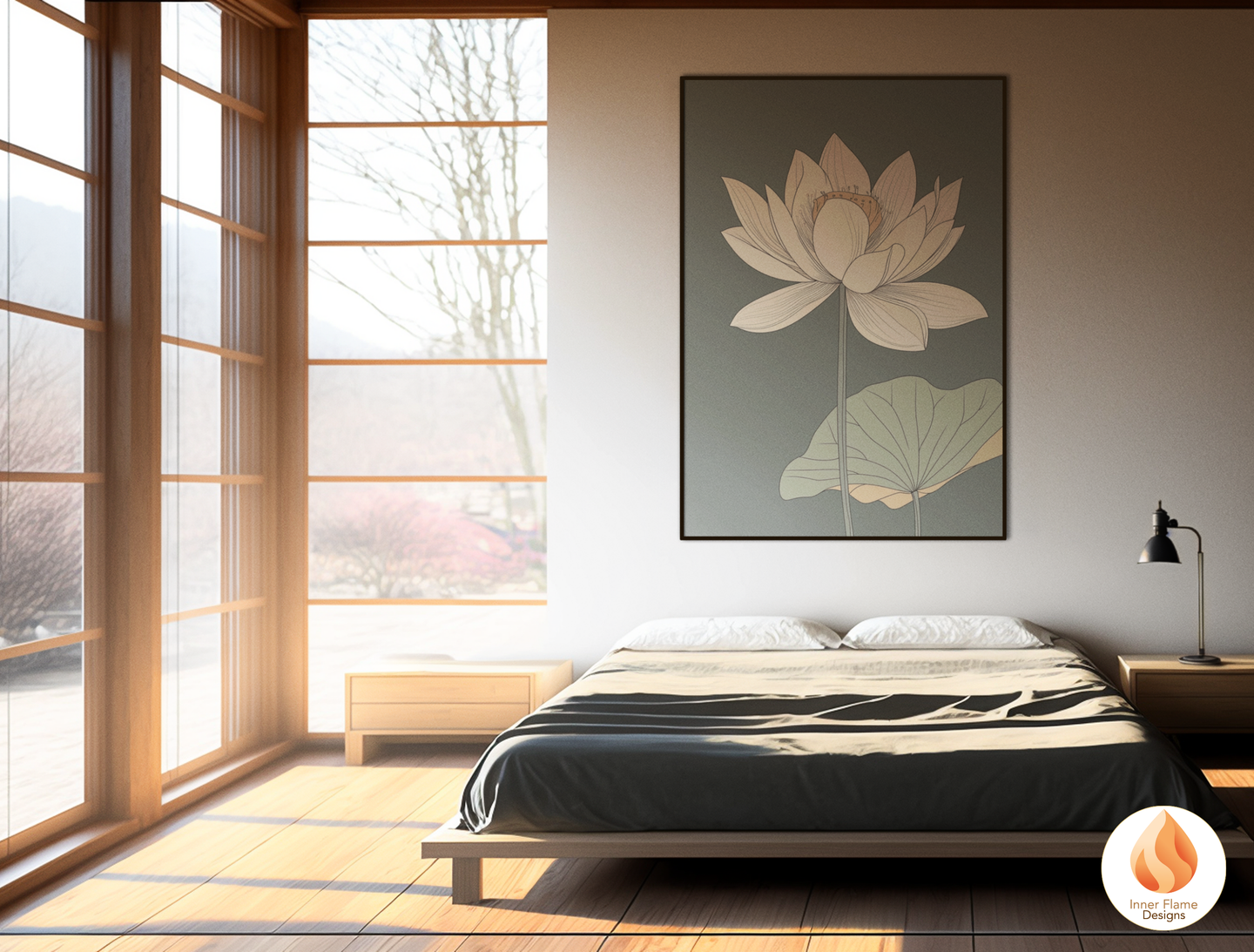 Subtle Japandi Art for Modern Home Design | Triptych Artwork (Series 2)