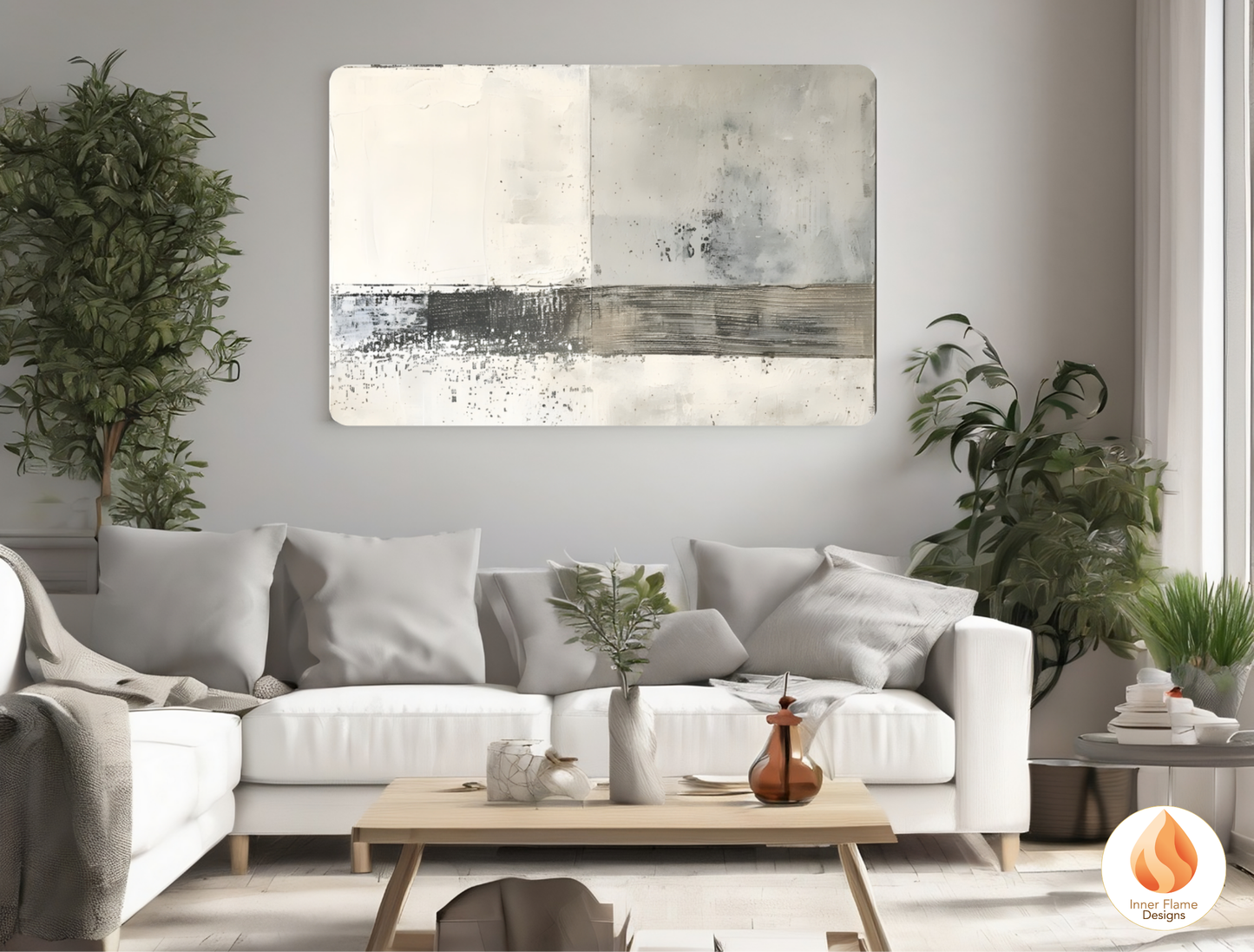 Classy Minimalist Art for Modern Home Design | Triptych Artwork