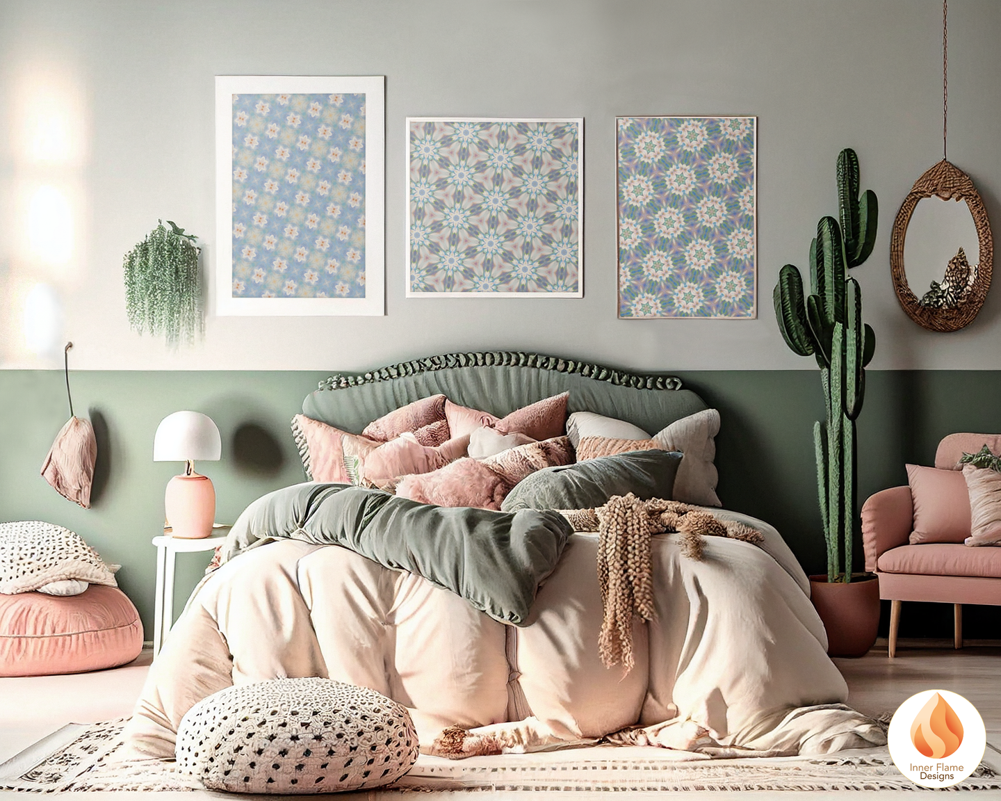 Tranquil Geometric Surface Patterns | Seamless Patterns for Wallpaper, Textiles, Packaging and Digital Designs