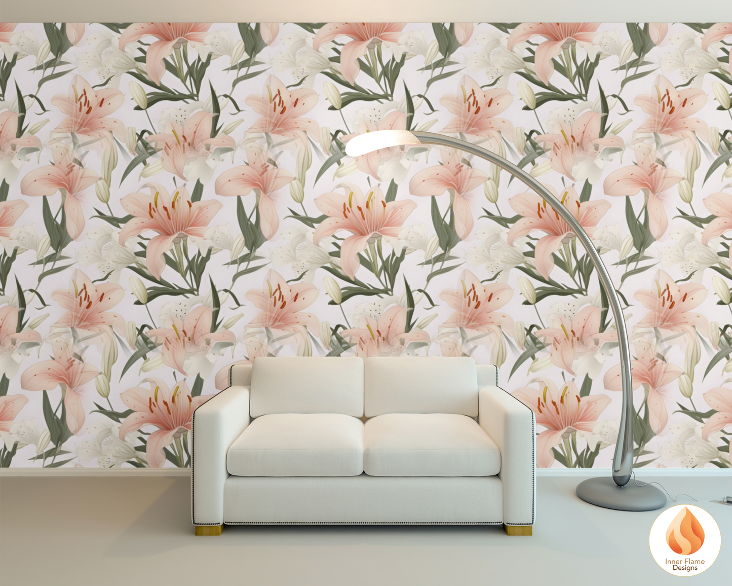 Spring Lily Floral Surface Patterns | Seamless Patterns for Wallpaper, Textiles, Packaging and Digital Designs