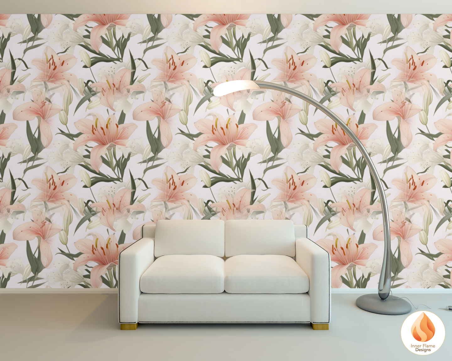 Spring Lily Floral Surface Patterns | Seamless Patterns for Wallpaper, Textiles, Packaging and Digital Designs