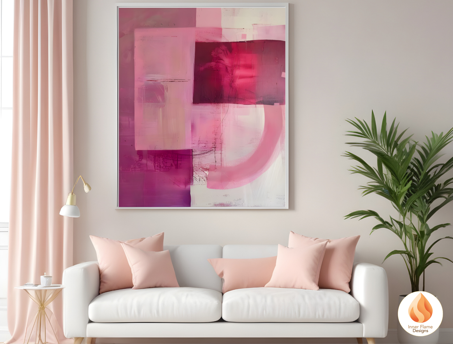Playful Minimalist Art for Modern Home Design | Triptych Artwork
