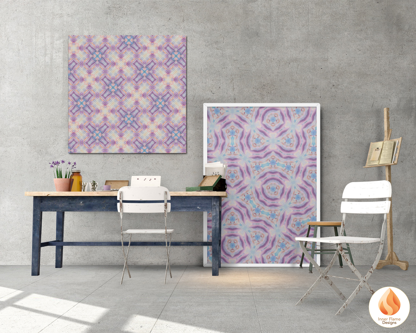 Serene Geometric Surface Patterns | Seamless Patterns for Wallpaper, Textiles, Packaging and Digital Designs