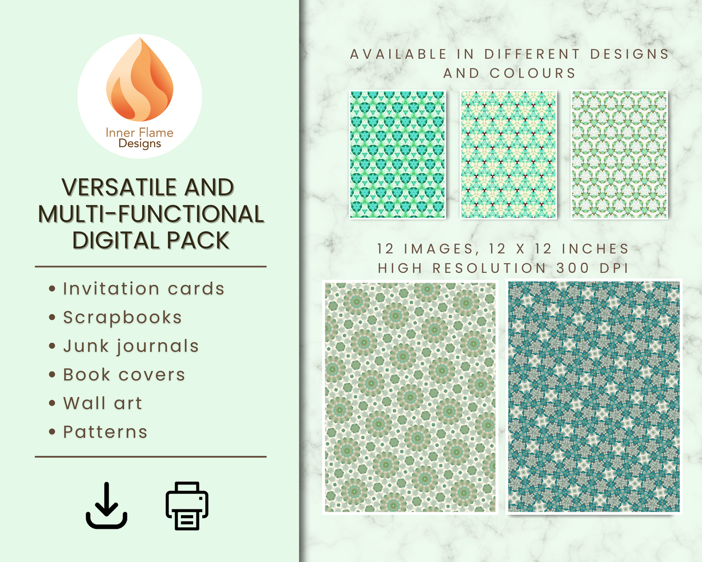 Timeless Geometric Surface Patterns | Seamless Patterns for Wallpaper, Textiles, Packaging and Digital Designs