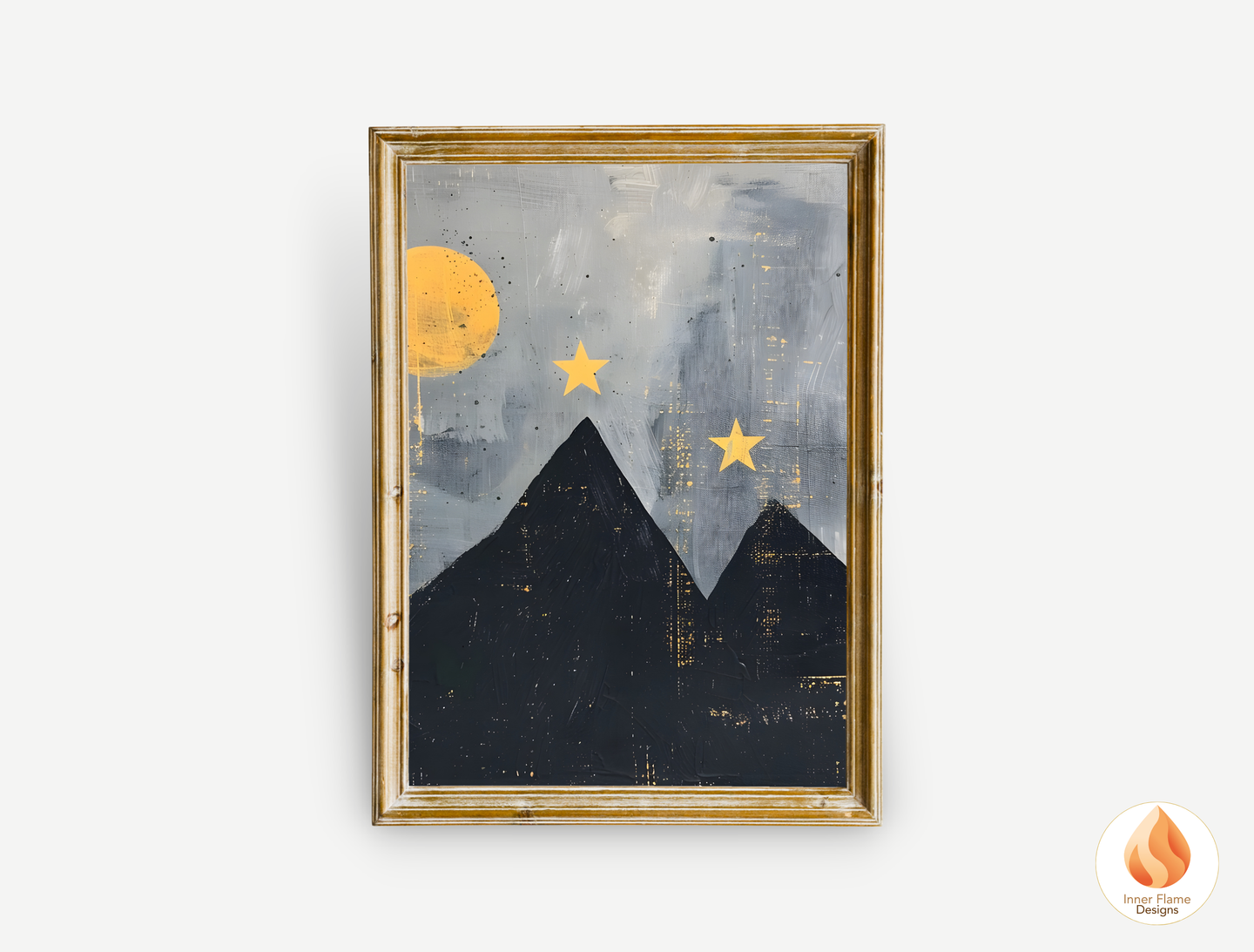 Ethereal Japandi Art for Modern Home Design | Triptych Artwork (Series 3)