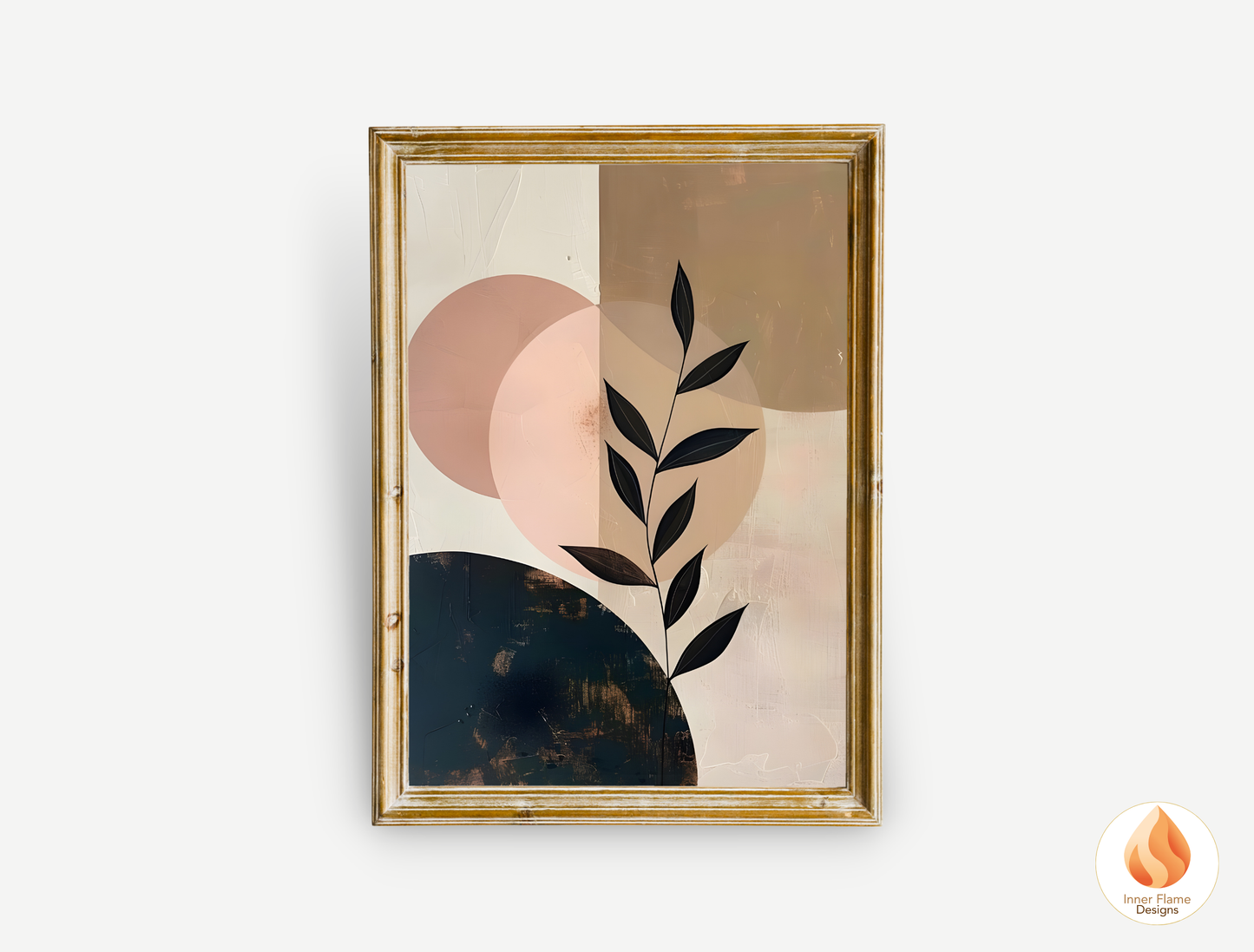 Charming Japandi Art for Modern Home Design | Triptych Artwork (Series 4)