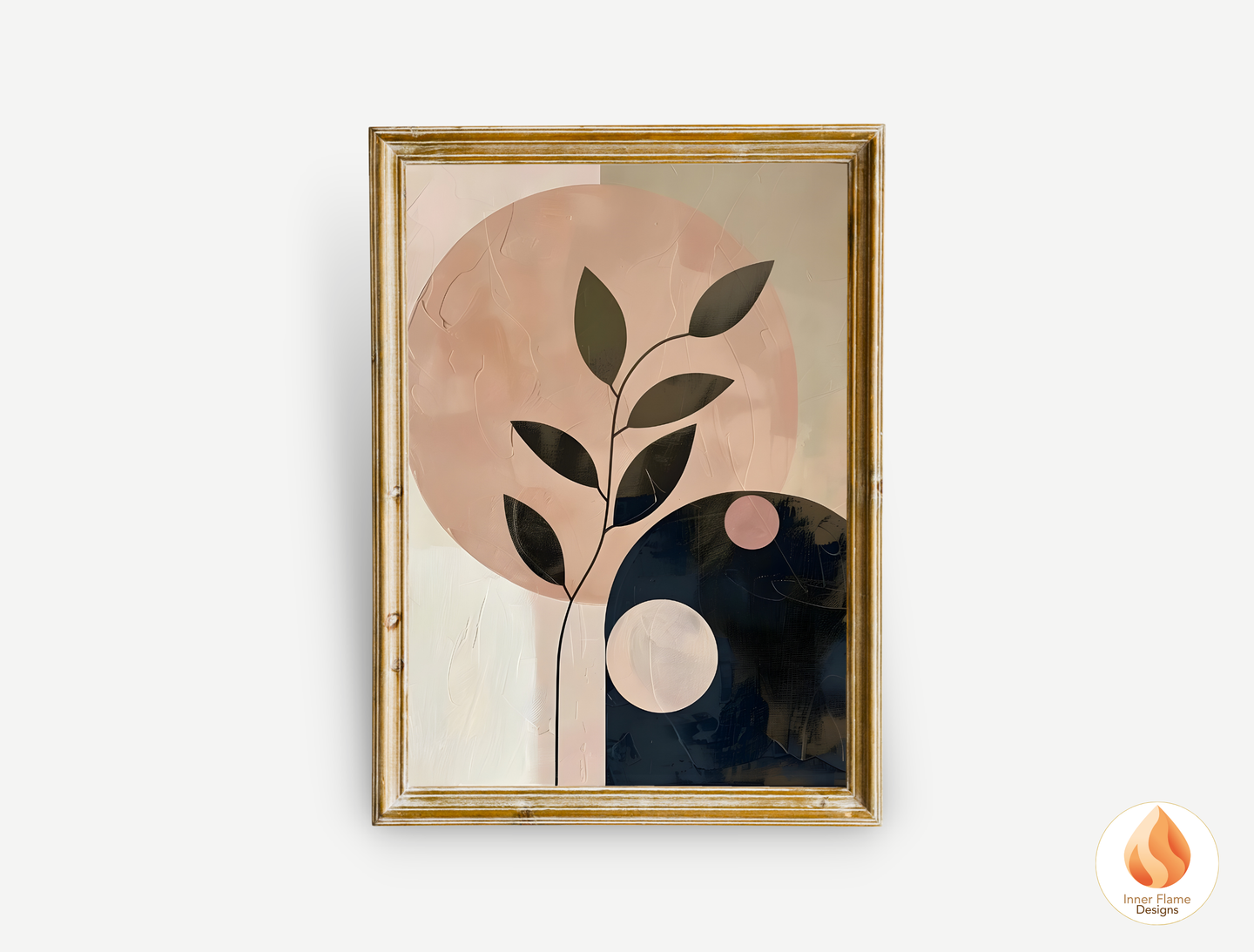 Charming Japandi Art for Modern Home Design | Triptych Artwork (Series 2)