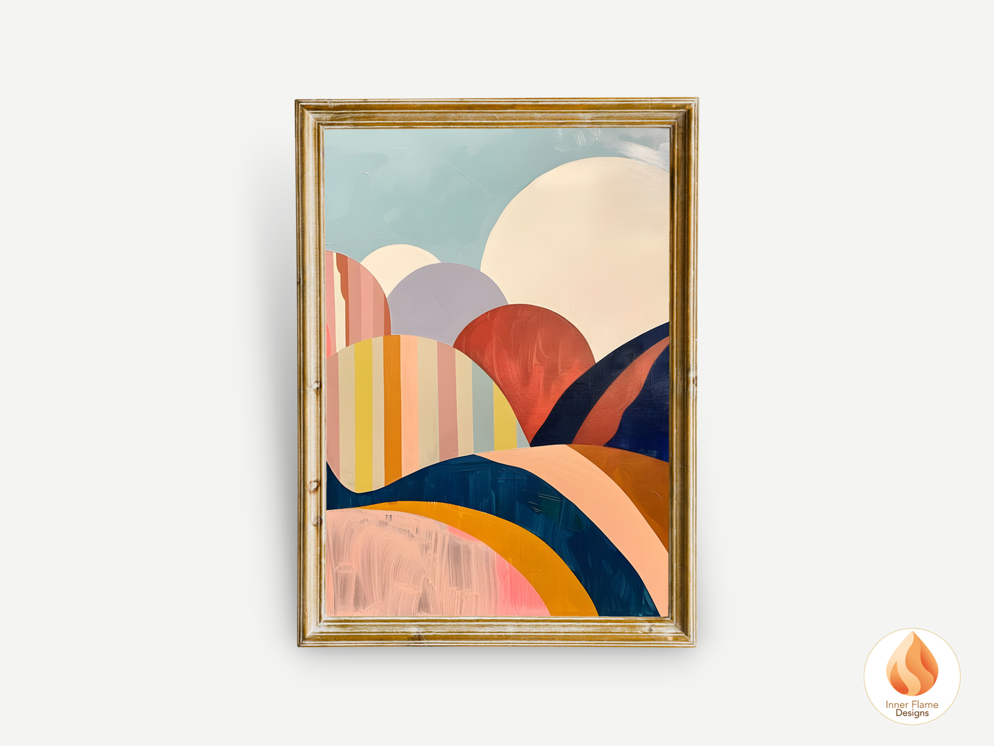 Eclectic Boho Wall Art Décor for Modern Home Design | Triptych Artwork (Series 5)