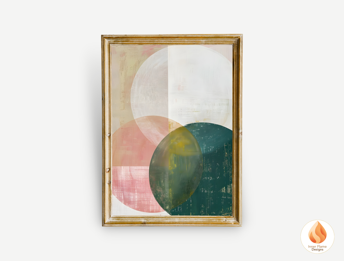 Elegant Geometric Artwork for Modern Home Design | Triptych Artwork
