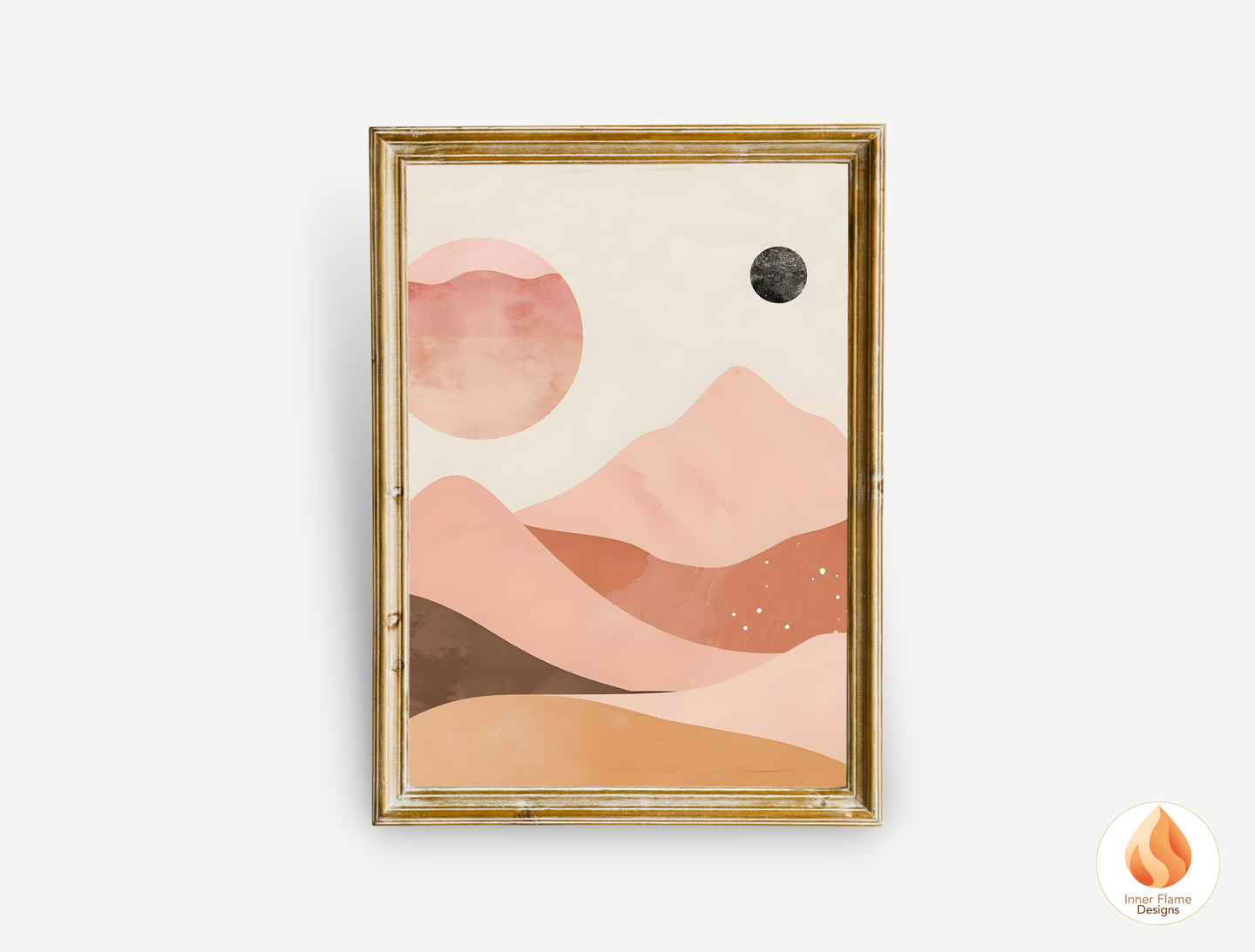 Soothing Boho Wall Art Décor for Modern Home Design | Triptych Artwork (Series 2)