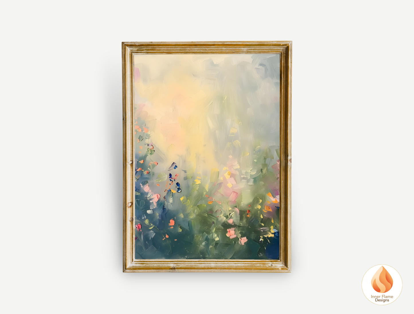 Dreamy Flower Artwork for Modern Home Design | Triptych Artwork