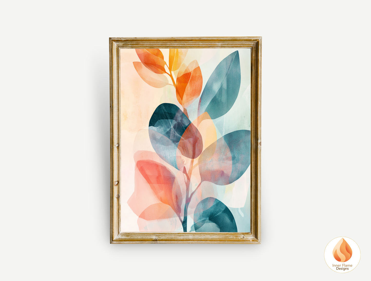 Refreshing Flower Artwork for Modern Home Design | Triptych Artwork