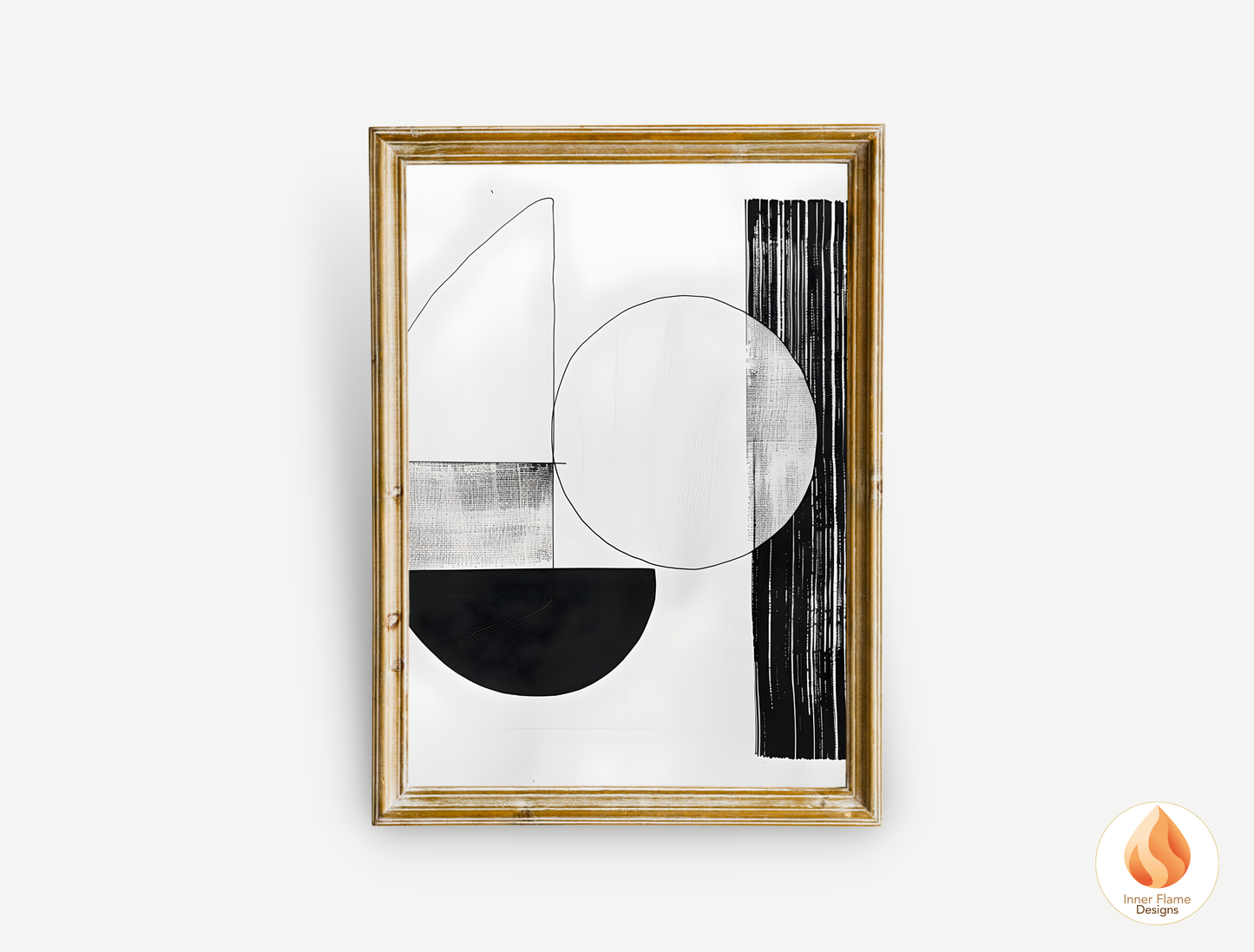 Monochromatic Line Art for Modern Home Design | Triptych Artwork (Series 2)