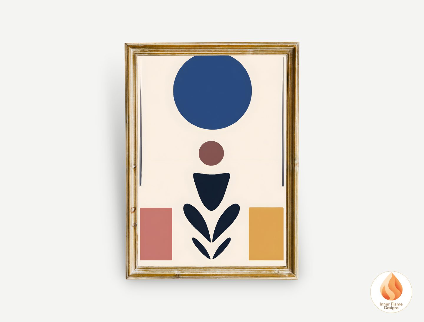 Eclectic Boho Wall Art Décor for Modern Home Design | Triptych Artwork (Series 1)