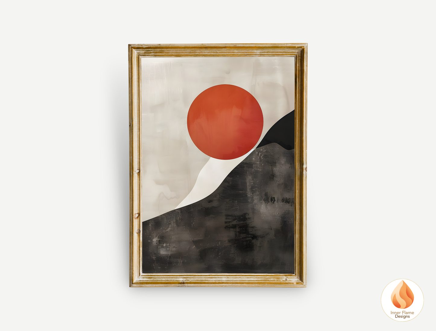Ethereal Japandi Art for Modern Home Design | Triptych Artwork (Series 5)